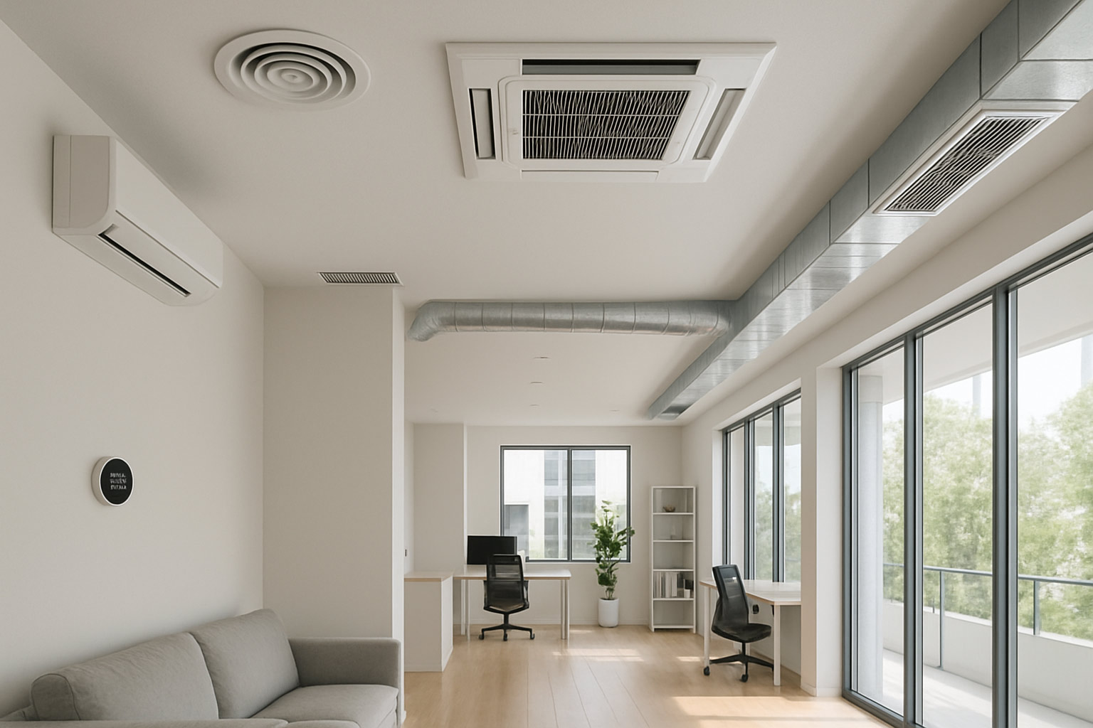 طراحی HVAC ساختمان‌ مسکونی و اداری